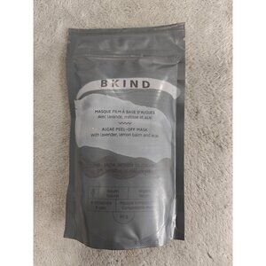 BKIND algae peel-off mask NEW and sealed. Natural and Vegan. Hydrating